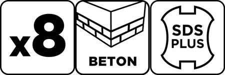 Sada vrtákov do betónu SDS Plus s dvojitou špirálou 5 x 6 x 8 x 10 x 110 mm, 5 x 6 x 8 x 10 x 160 mm od GRAPHITE nájdeš na naravis.sk