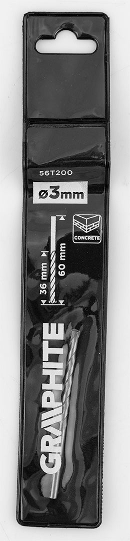 Vrták do betónu 3 x 60 mm od GRAPHITE nájdeš na naravis.sk