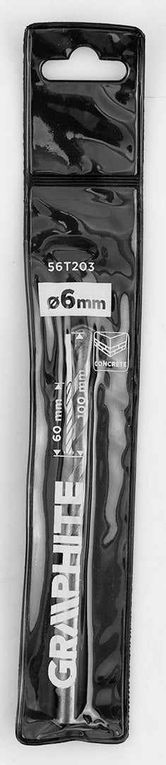 Vrták do betónu 6 x 100 mm od GRAPHITE nájdeš na naravis.sk
