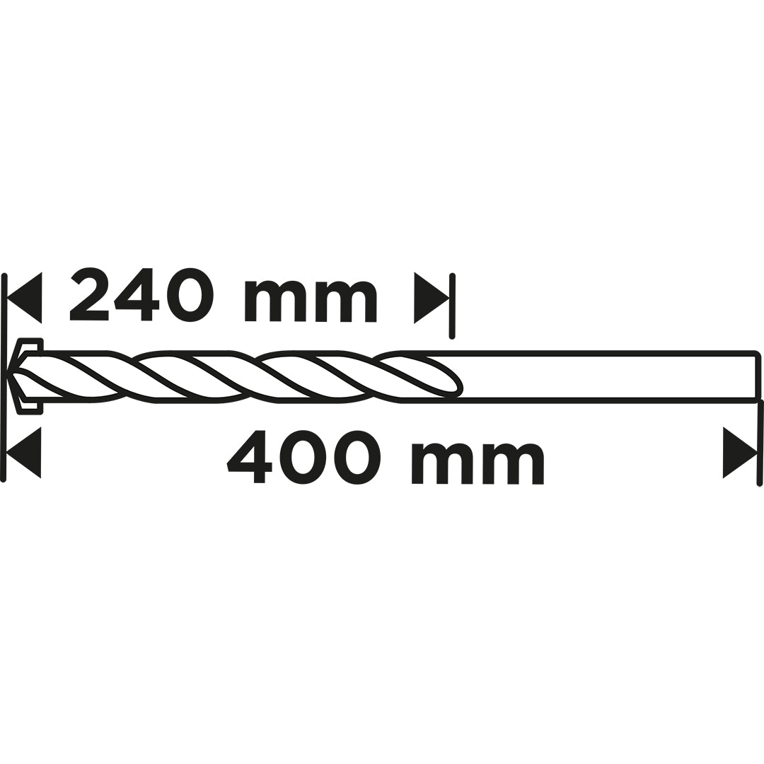 Vrták do betónu 12 x 400 mm od GRAPHITE nájdeš na naravis.sk