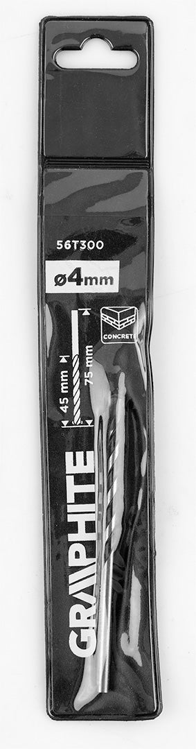 Vrták do betónu 4 x 75 mm, brúsený od GRAPHITE nájdeš na naravis.sk