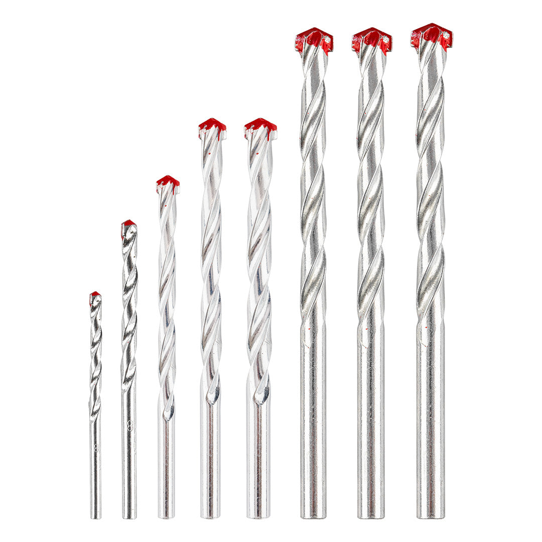 Sada vrtákov do betónu: 3, 4, 5, 6, 7, 8, 9, 10 mm, sada 8 ks. od GRAPHITE nájdeš na naravis.sk