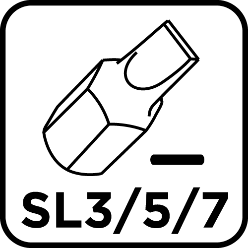 Sada bitov SL3/5/7, PH1/2/3, H3/4/5/6 x 25 mm, 10 ks. od GRAPHITE nájdeš na naravis.sk