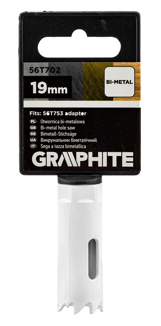 Bimetalová píla na diery 19 mm od GRAPHITE nájdeš na naravis.sk