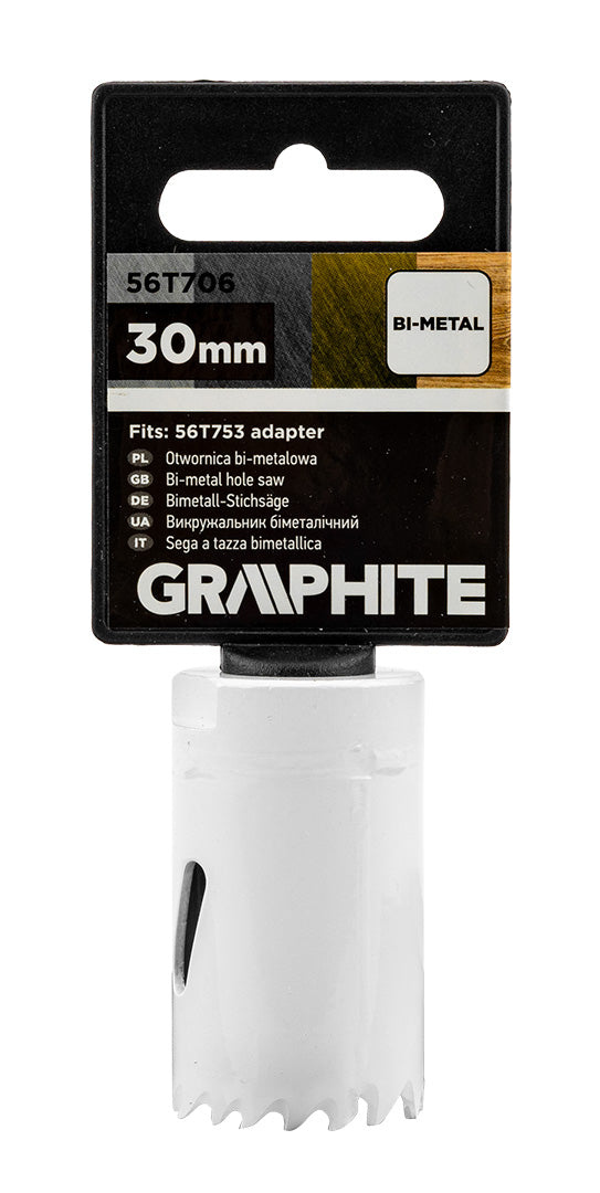 Bimetalová píla na diery 30 mm od GRAPHITE nájdeš na naravis.sk