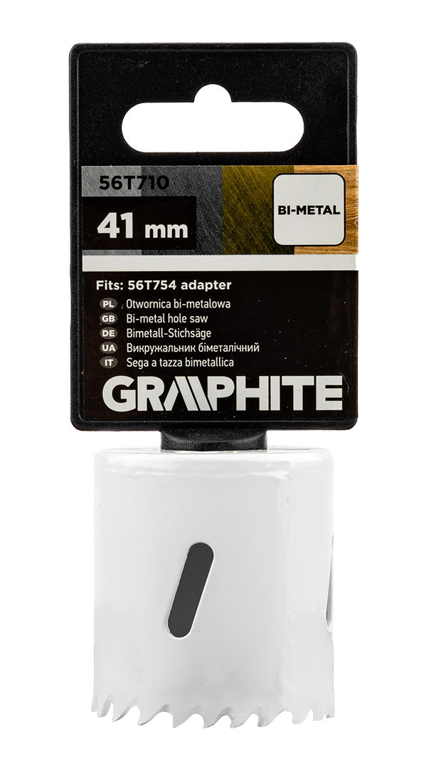 Bimetalová píla na diery 41 mm od GRAPHITE nájdeš na naravis.sk
