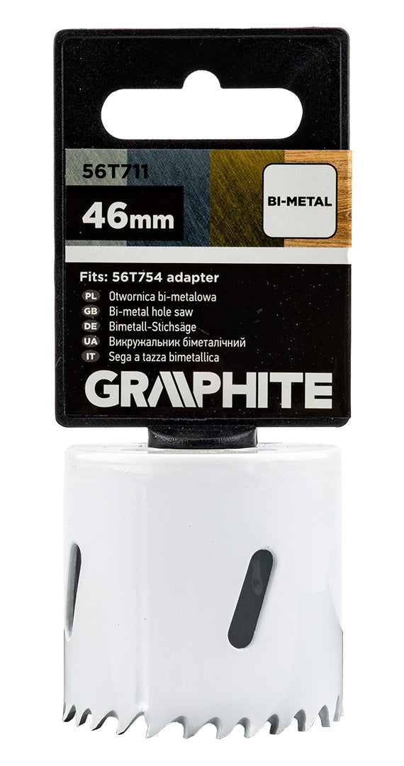 Bimetalová píla na diery 46 mm od GRAPHITE nájdeš na naravis.sk