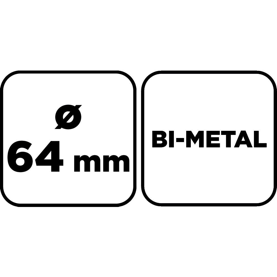 Bimetalová píla na diery 64 mm od GRAPHITE nájdeš na naravis.sk
