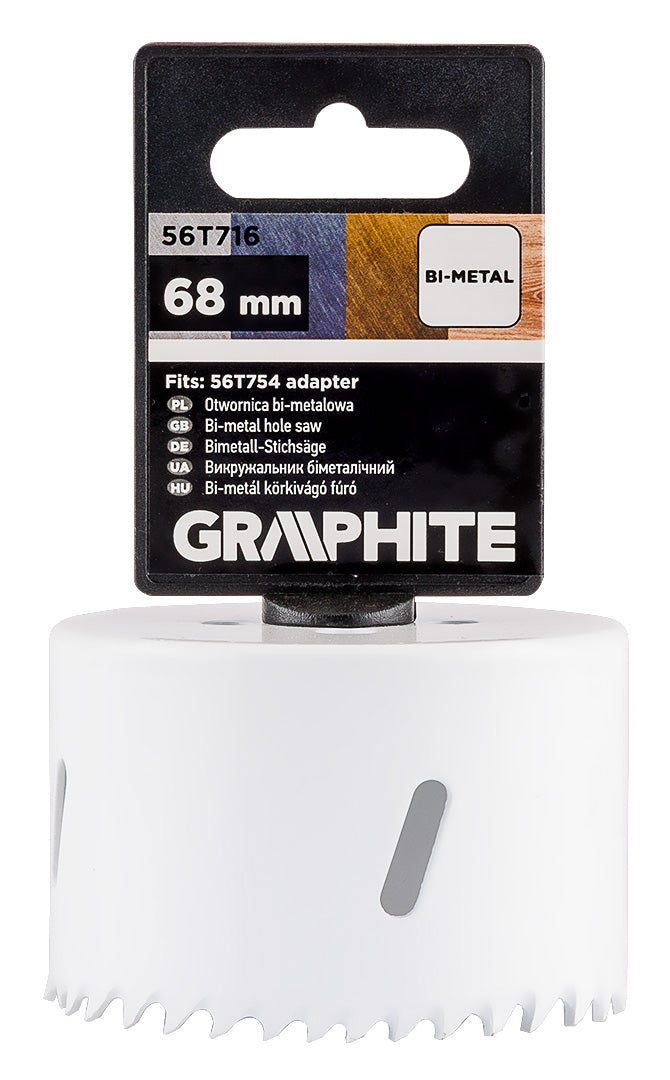 Bimetalová píla na diery 68 mm od GRAPHITE nájdeš na naravis.sk