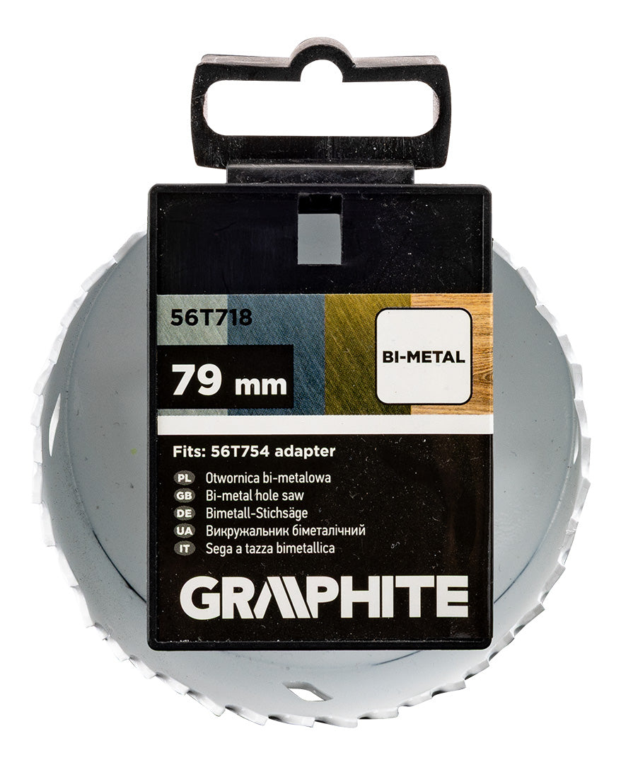 Bimetalová píla na diery 79 mm od GRAPHITE nájdeš na naravis.sk
