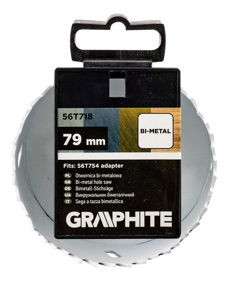 Bimetalová píla na diery 79 mm od GRAPHITE nájdeš na naravis.sk