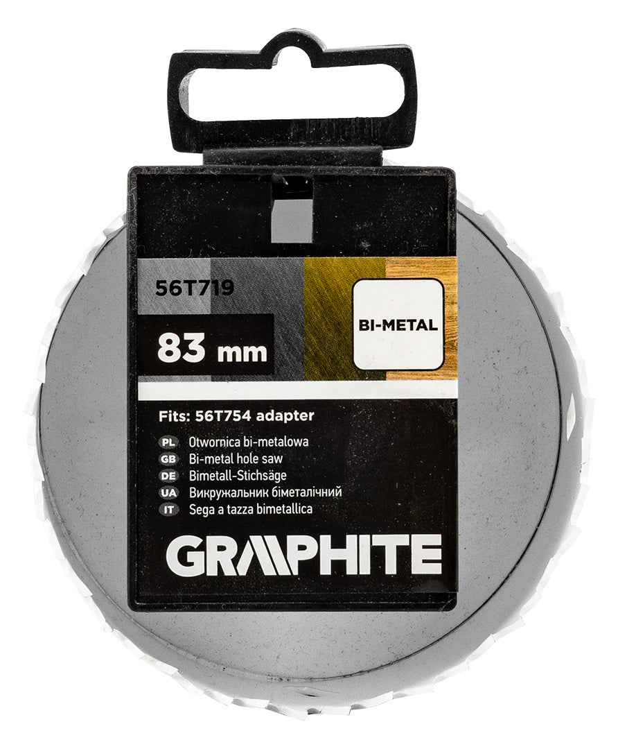 Bimetalová píla na diery 83 mm od GRAPHITE nájdeš na naravis.sk