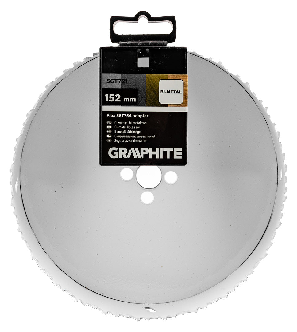 Bimetalová píla na diery 152 mm od GRAPHITE nájdeš na naravis.sk
