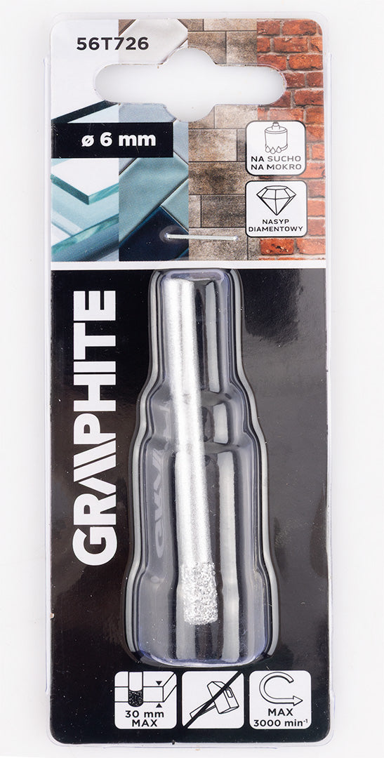Diamantová píla na diery 6 mm od GRAPHITE nájdeš na naravis.sk