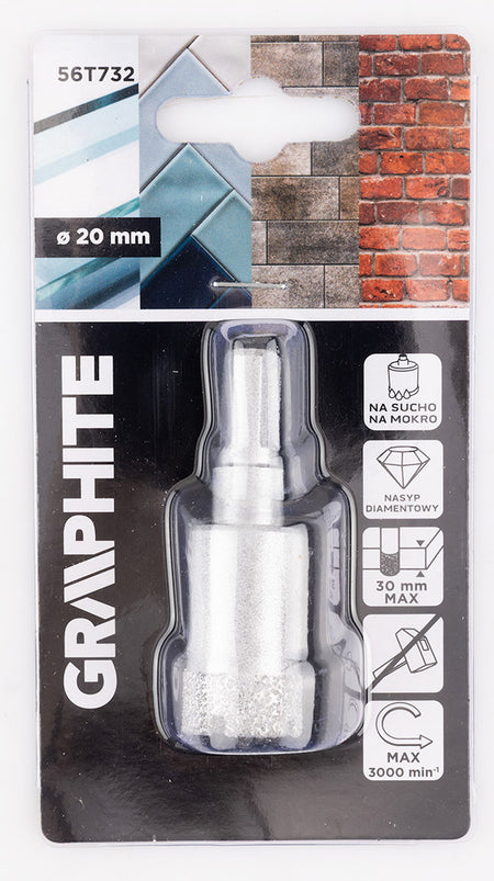 Diamantová píla na diery 20 mm od GRAPHITE nájdeš na naravis.sk
