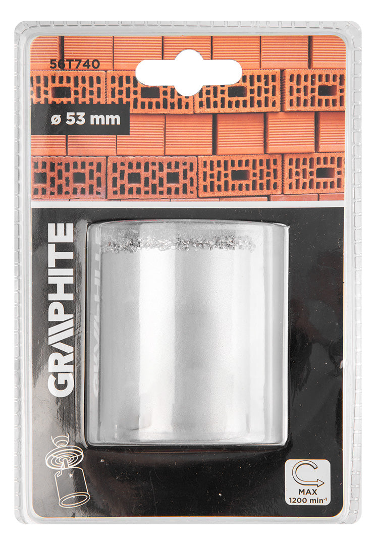 Píla na diery z karbidu volfrámu 53 mm od GRAPHITE nájdeš na naravis.sk
