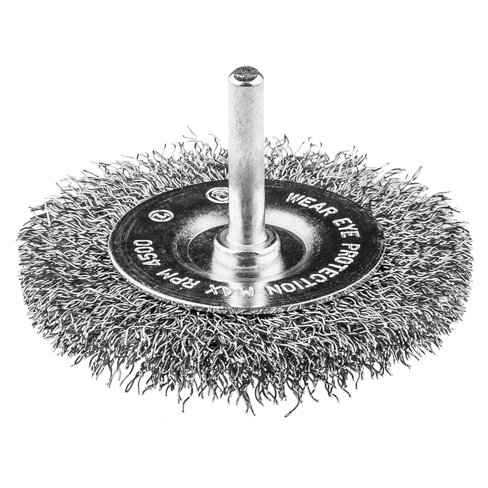 75 mm drôtená kefa, lisovaný drôt, INOX, so 6 mm stopkou od NEO TOOLS nájdeš na naravis.sk