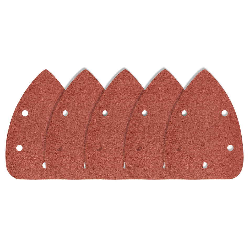 Brúsne papiere so suchým zipsom, železo 102 x 140 mm, P40, 5 ks, s 5 otvormi pre brúsku 59G335 od NEO TOOLS nájdeš na naravis.sk