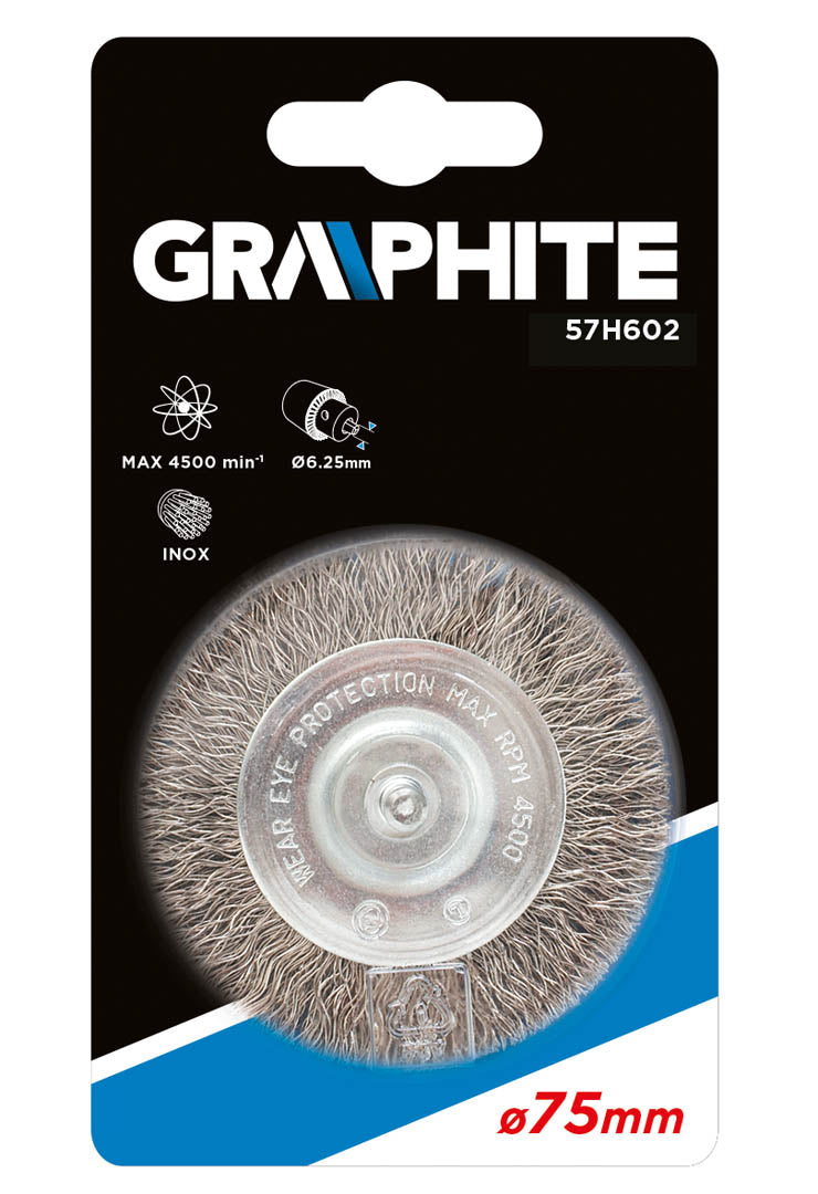 Drфtenб kefa na stopke, 75 mm, INOX od GRAPHITE nájdeš na naravis.sk