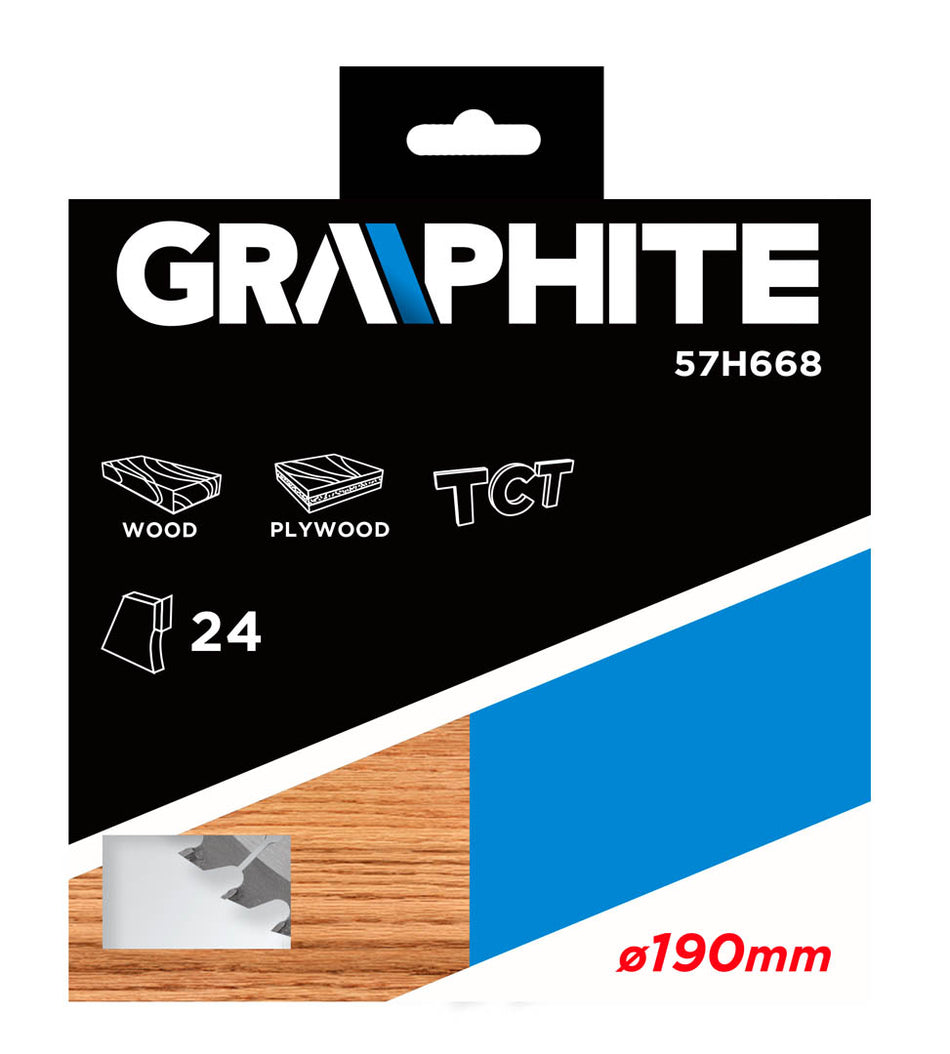 Pílový kotúč, spekaný karbid, 190 x 30 mm, 24 zubov od GRAPHITE nájdeš na naravis.sk
