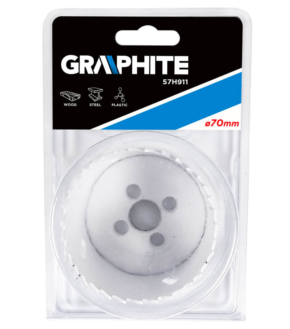 Bimetalová dierovacia píla 70 mm od GRAPHITE nájdeš na naravis.sk