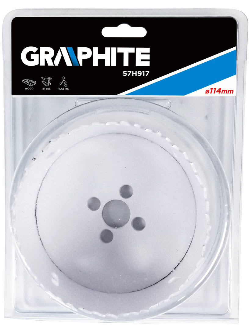 Bimetalová dierovacia píla 114 mm od GRAPHITE nájdeš na naravis.sk