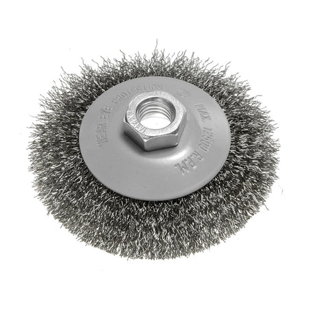 Drôtená kefa 100 mm, lisovaný drôt, oceľ, M14 od GRAPHITE nájdeš na naravis.sk