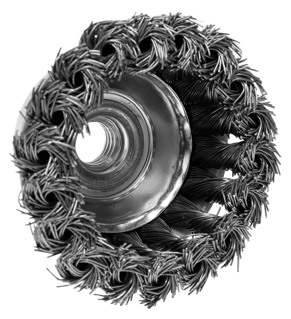 70 mm drôtená kefa, krútené oceľové lanko, M14 od GRAPHITE nájdeš na naravis.sk