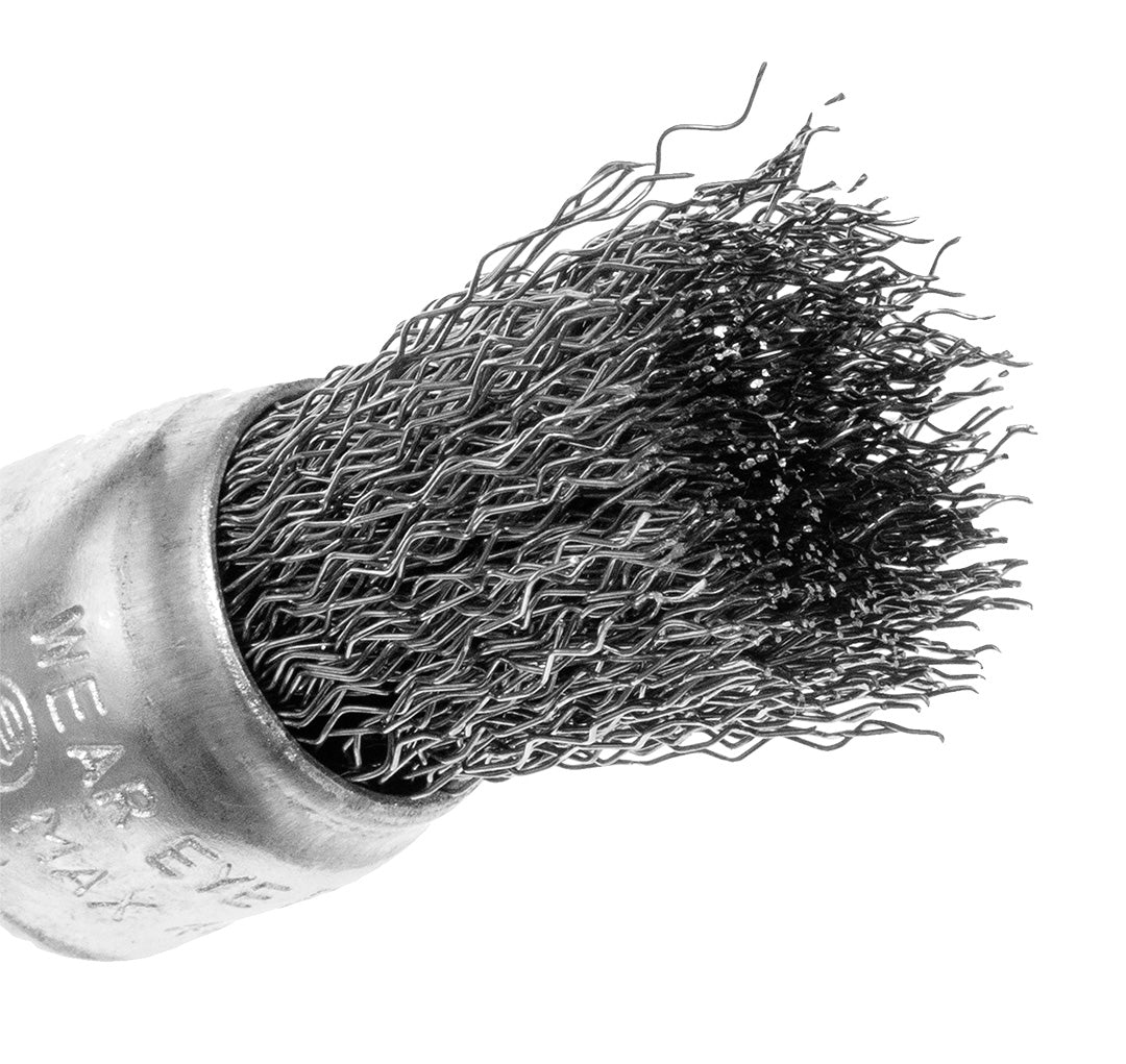 Drôtená kefa 24 mm, krimpovaný drôt, oceľ, so 6 mm stopkou od GRAPHITE nájdeš na naravis.sk