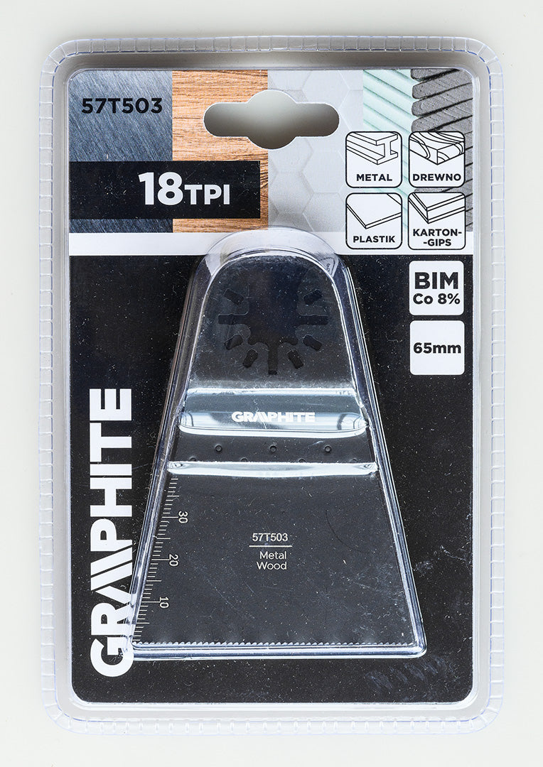 Multifunkčný pílový kotúč, ponorný, BIM Co 8%, 65 mm od GRAPHITE nájdeš na naravis.sk
