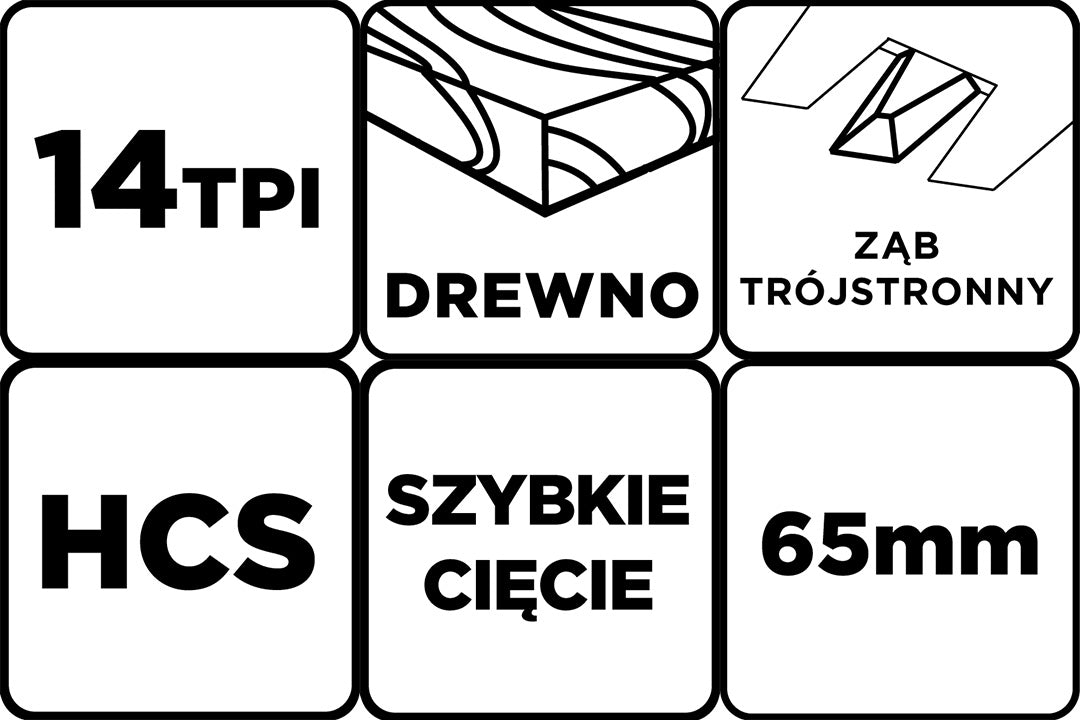 Multifunkčný pílový kotúč, ponorný, 14TPI, HCS, 65 mm od GRAPHITE nájdeš na naravis.sk