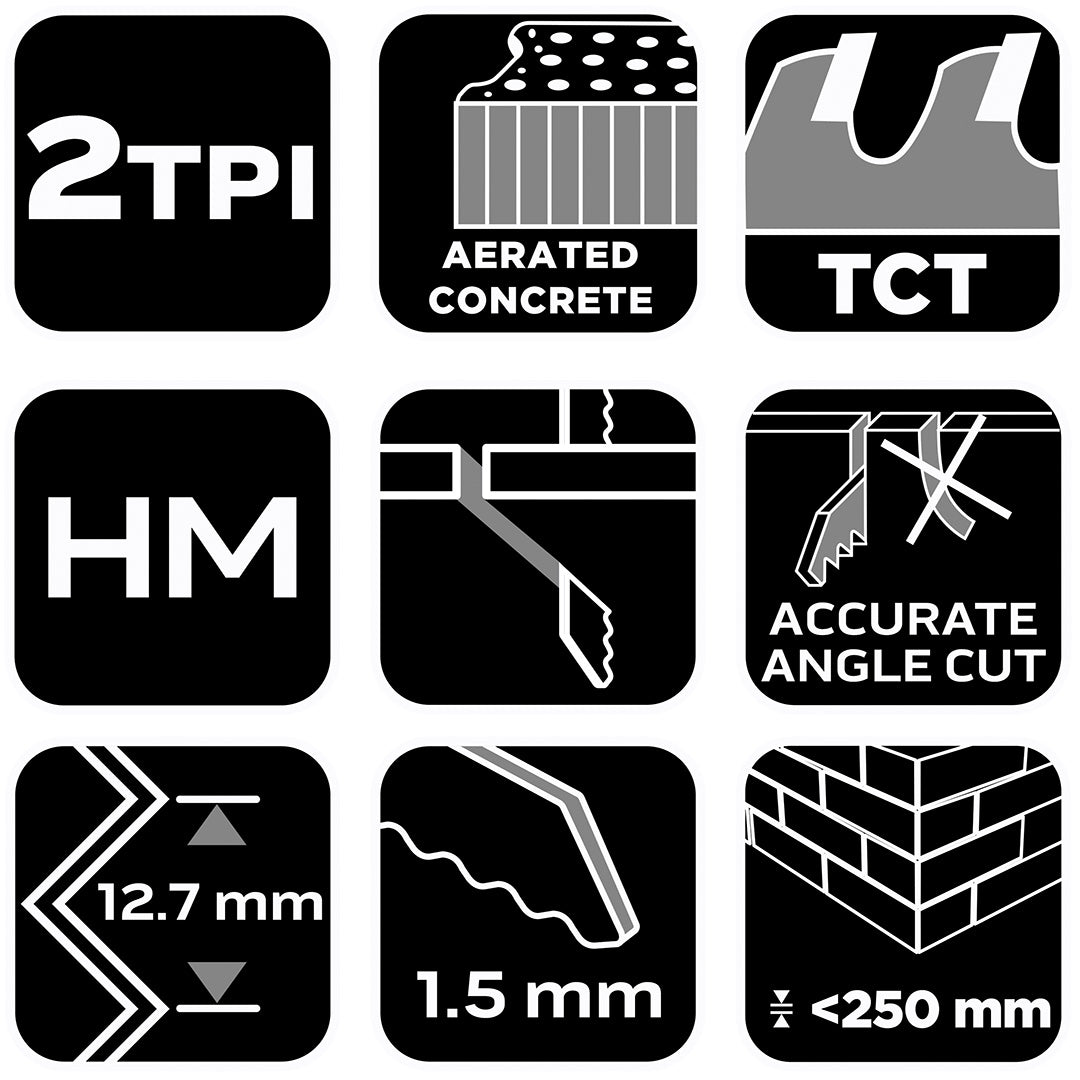 Šabľový pílový list, HM, 305 x 50 x 1,5 mm, 2TPI od NEO TOOLS nájdeš na naravis.sk