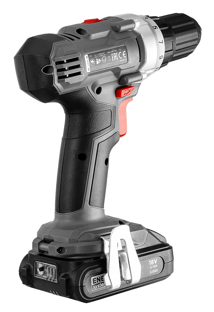Akumulátorový vŕtací skrutkovač Energy+ 18 V, Li-Ion, samoupevňovacie skľučovadlo 10 mm, bez akumulátora od GRAPHITE nájdeš na naravis.sk