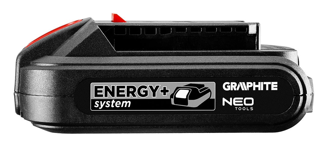 Akumulátor Energy+ 18V, Li-Ion 2,0 Ah od GRAPHITE nájdeš na naravis.sk