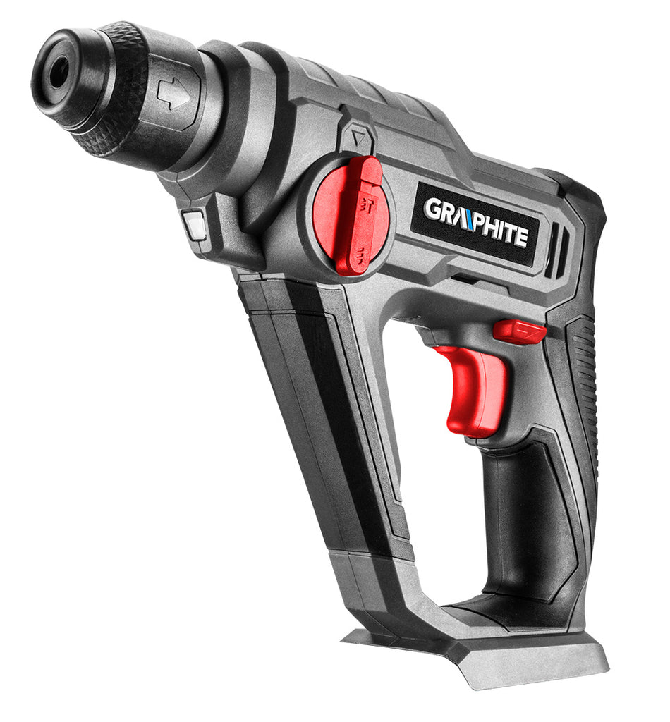 Akumulátorové vŕtacie kladivo SDS+ Energy+ 18V, Li-Ion/0,8 J, bez akumulátora od GRAPHITE nájdeš na naravis.sk