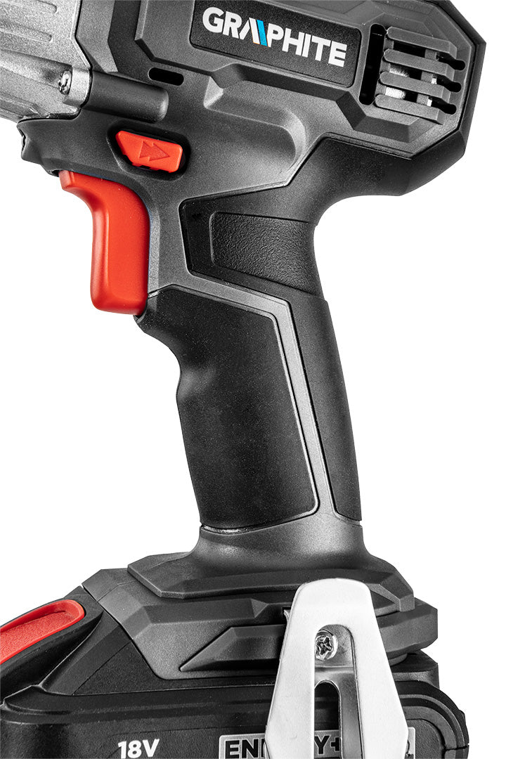 Akumulátorový rázový uťahovač Energy+ 18V, Li-Ion, bez akumulátora od GRAPHITE nájdeš na naravis.sk