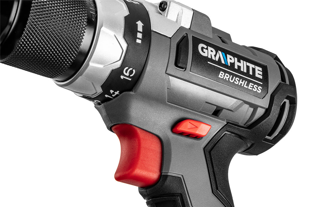 Akumulátorový vŕtací skrutkovač bezkefkový Energy+ 18V, Li-Ion, 13 mm, bez akumulátora od GRAPHITE nájdeš na naravis.sk