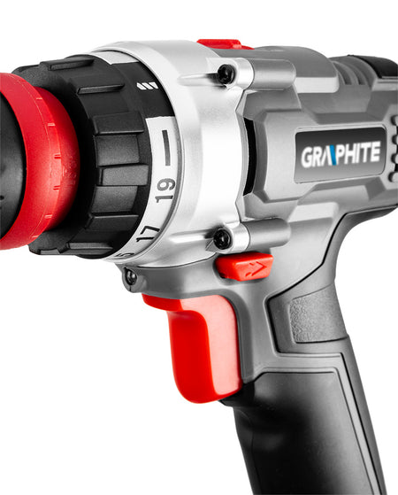 Akumulátorová vŕtačka/prístroj Energy+ 18V, Li-Ion, odnímateľné 10mm skľučovadlo, 2 2Ah akumulátory, nabíjanie, kufrík od GRAPHITE nájdeš na naravis.sk