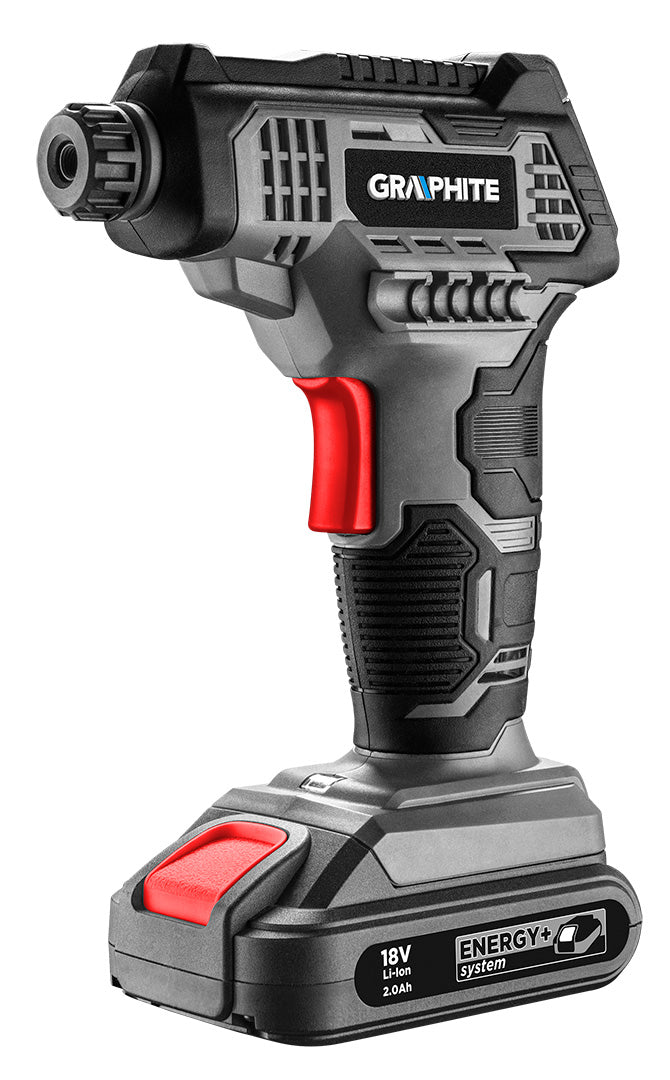 Akumulátorový kompresor Energy+ 18 V, LCD displej, bez batérie od GRAPHITE nájdeš na naravis.sk