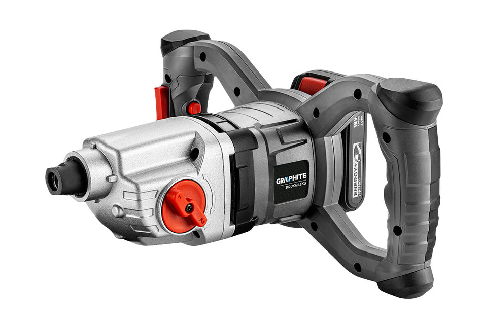 Akumulátorový mixér bezkartáčové Energy+ 18V, ot: I: 250-400 min-1, II: 350-650 min-1 od GRAPHITE nájdeš na naravis.sk