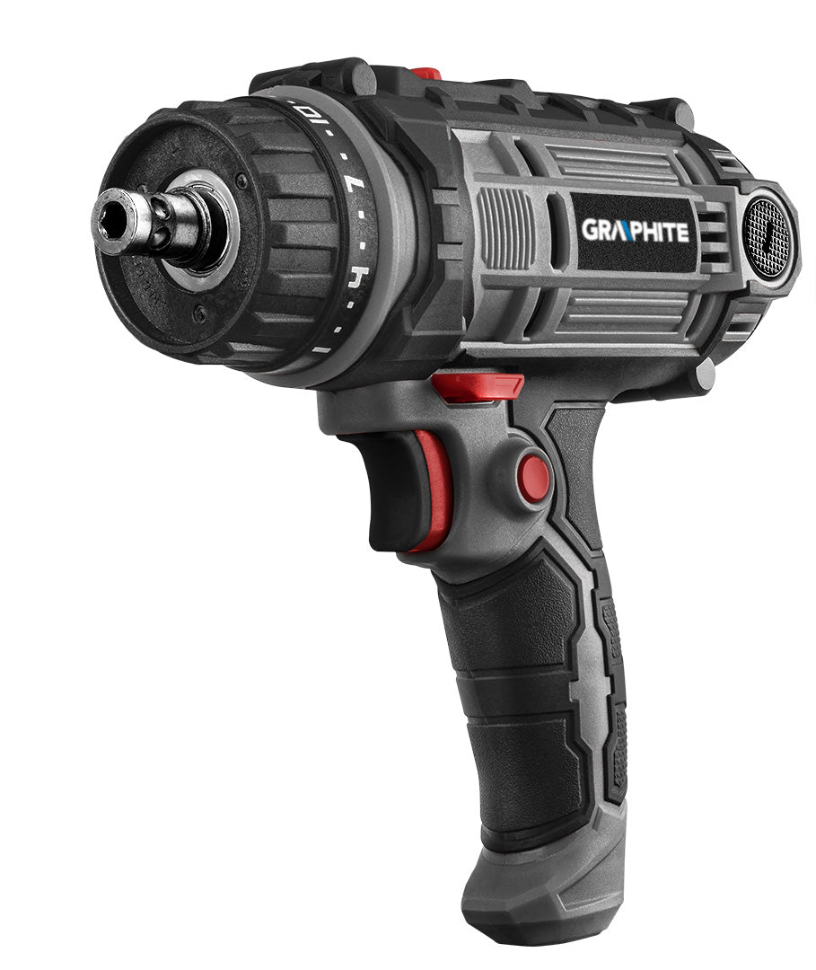 Akumulátorový vŕtací skrutkovač 300 W, 10 mm skľučovadlo, kufor od GRAPHITE nájdeš na naravis.sk