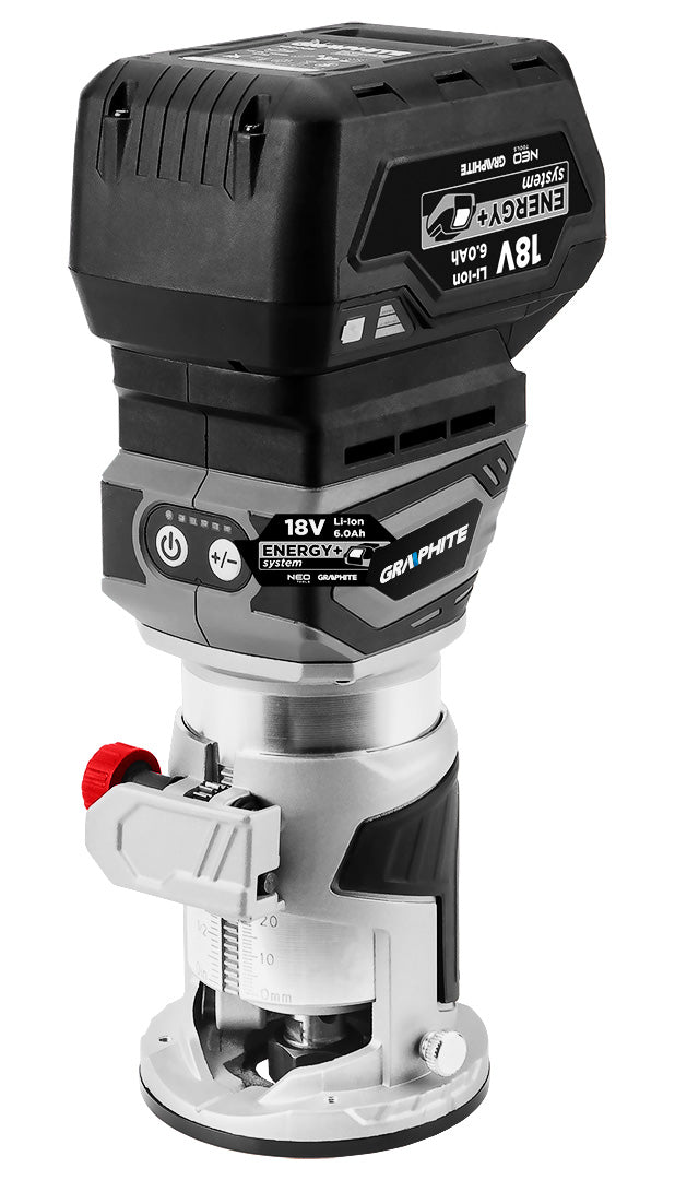 18V akumulátorový bezkartáčový frézovač Energy+ od GRAPHITE nájdeš na naravis.sk