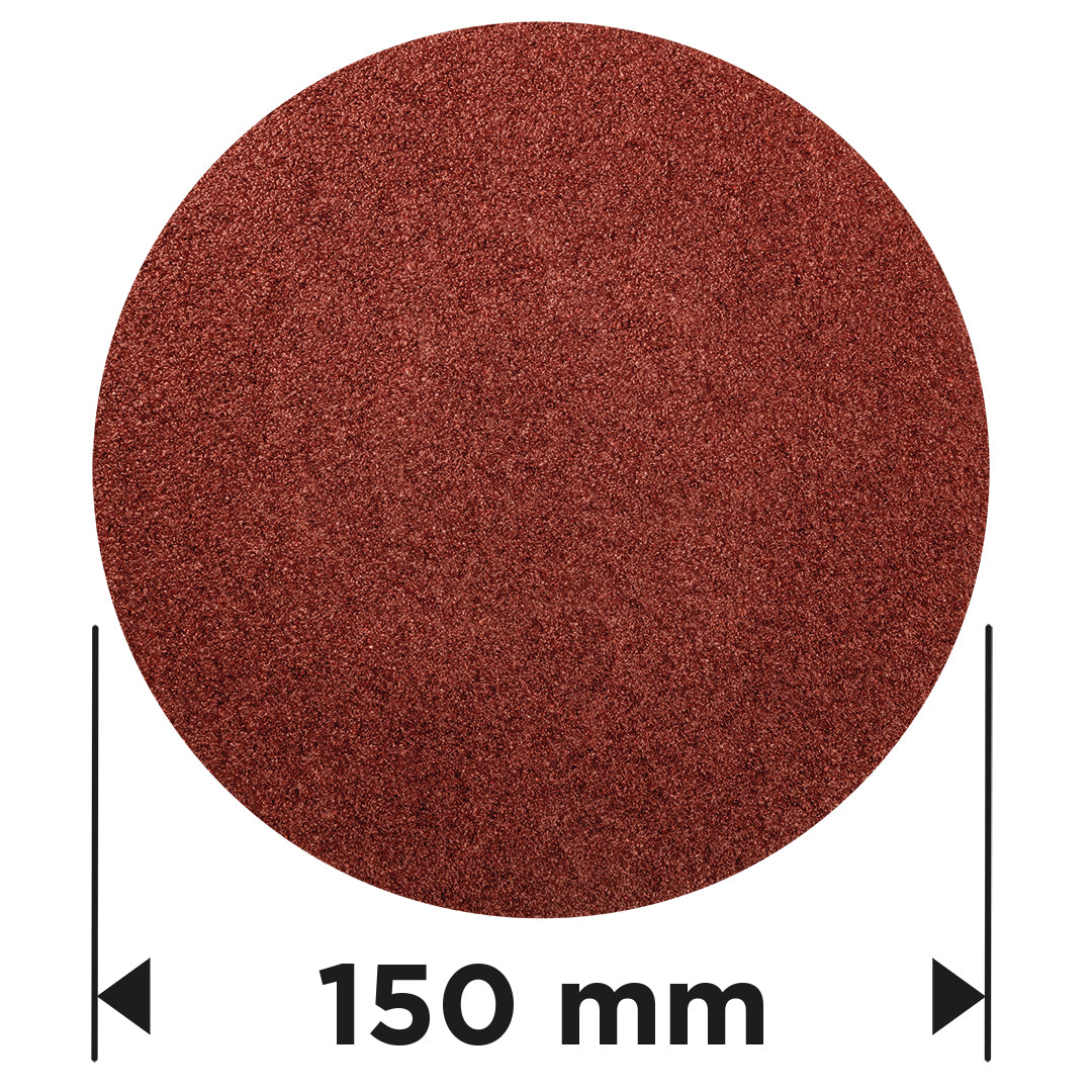 Brúsne kotúče so suchým zipsom 150 mm, P120, 5 ks, bez otvorov od GRAPHITE nájdeš na naravis.sk