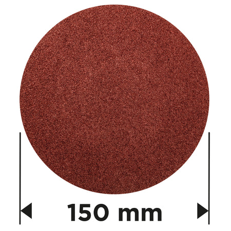 Brúsne kotúče so suchým zipsom 150 mm, P120, 5 ks, bez otvorov od GRAPHITE nájdeš na naravis.sk
