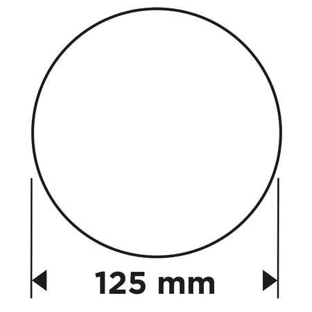 Brúsne kotúče so suchým zipsom 125 mm, P150, 5 ks, bez otvorov od GRAPHITE nájdeš na naravis.sk