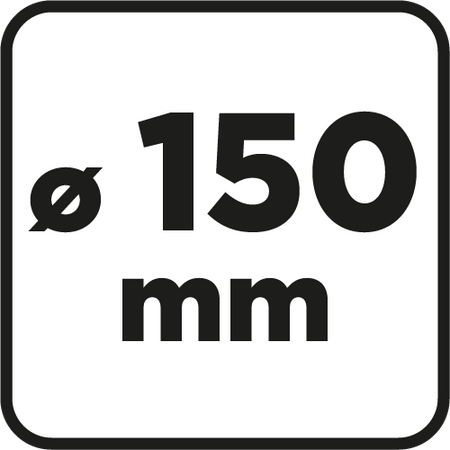 Upínací kotúč so suchým zipsom 150 mm x 3 mm, závit M14 od GRAPHITE nájdeš na naravis.sk
