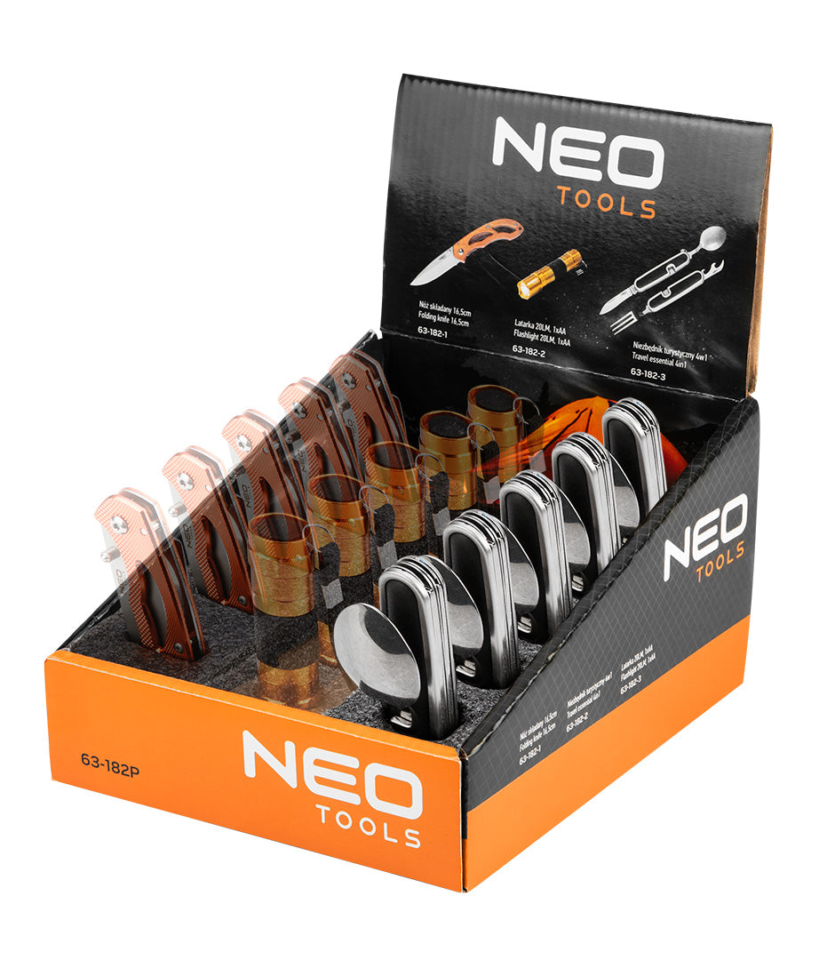 Cestovné potreby 4 v 1 od NEO TOOLS nájdeš na naravis.sk