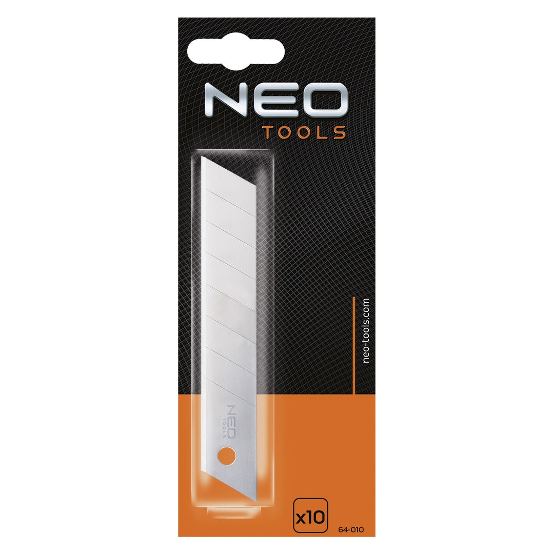 Lámacie nože od orezávača, 18 mm, 10 ks od NEO TOOLS nájdeš na naravis.sk