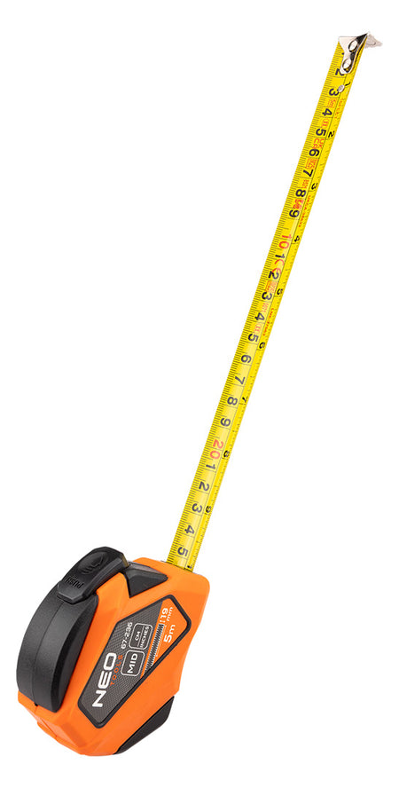 Oceľový stočený meter 5 m x 19 mm, palec od NEO TOOLS nájdeš na naravis.sk
