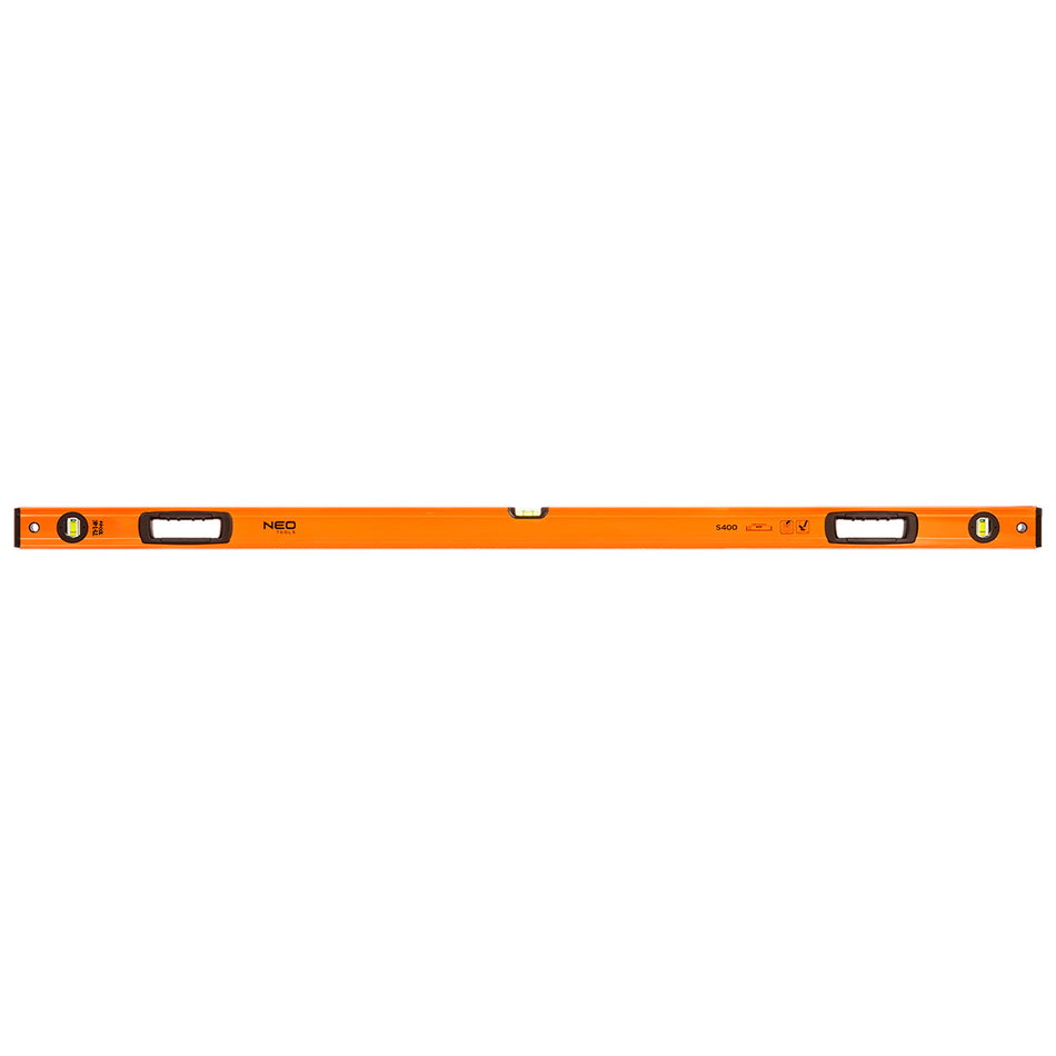Hliníková vodováha S 400, 3 libelly, 2 držadlá, 150 cm od NEO TOOLS nájdeš na naravis.sk